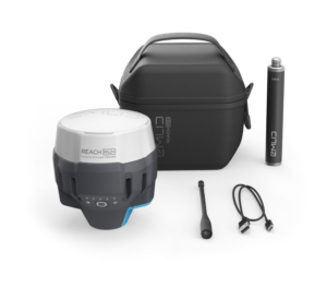 Emlid Reach RS2+ z walizką. Odbiornik GNSS